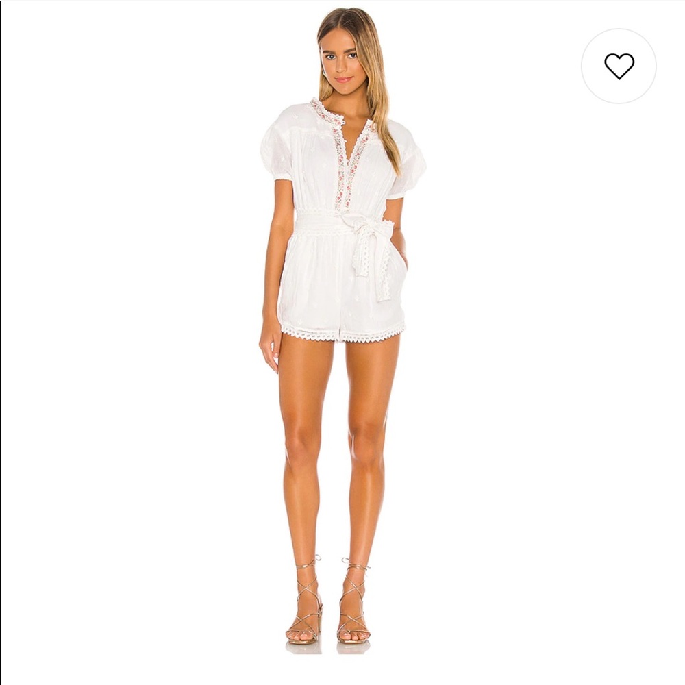 Noah Romper in White Multi by Tularosa
